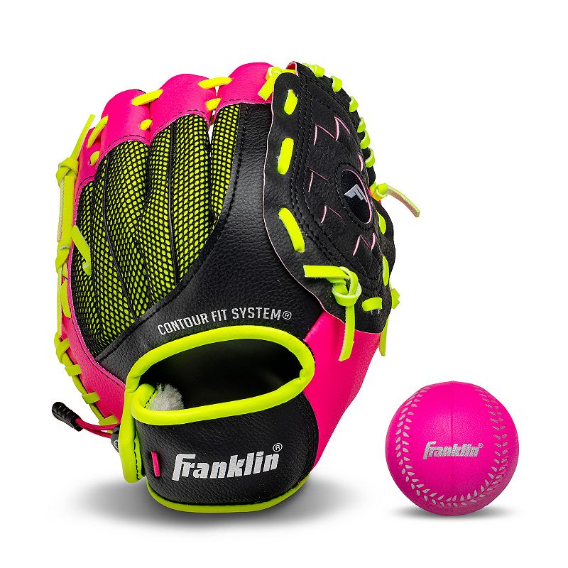 Franklin Neo-Grip Series 9-in. Right Hand Throw T-Ball Glove - Youth, Pink