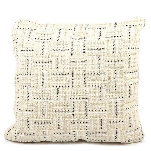 Mina Victory Geometric Basketweave Throw Pillow