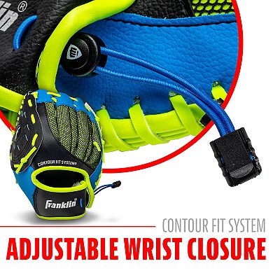 Franklin Sports NeoGrip Teeball 9-in. in Left Hand Throw Glove and Ball Set- Youth