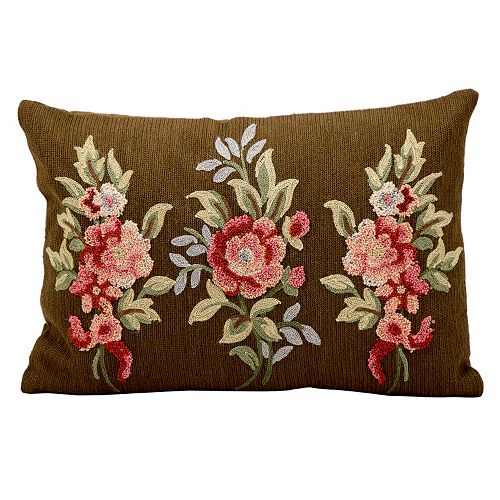 Kathy Ireland Floral Bouquet Throw Pillow