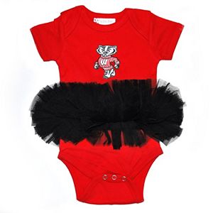 Baby Wisconsin Badgers Tutu Bodysuit