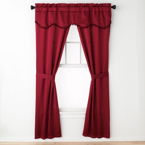 United Curtain Co Burlington 5 Pc Window Treatment Set