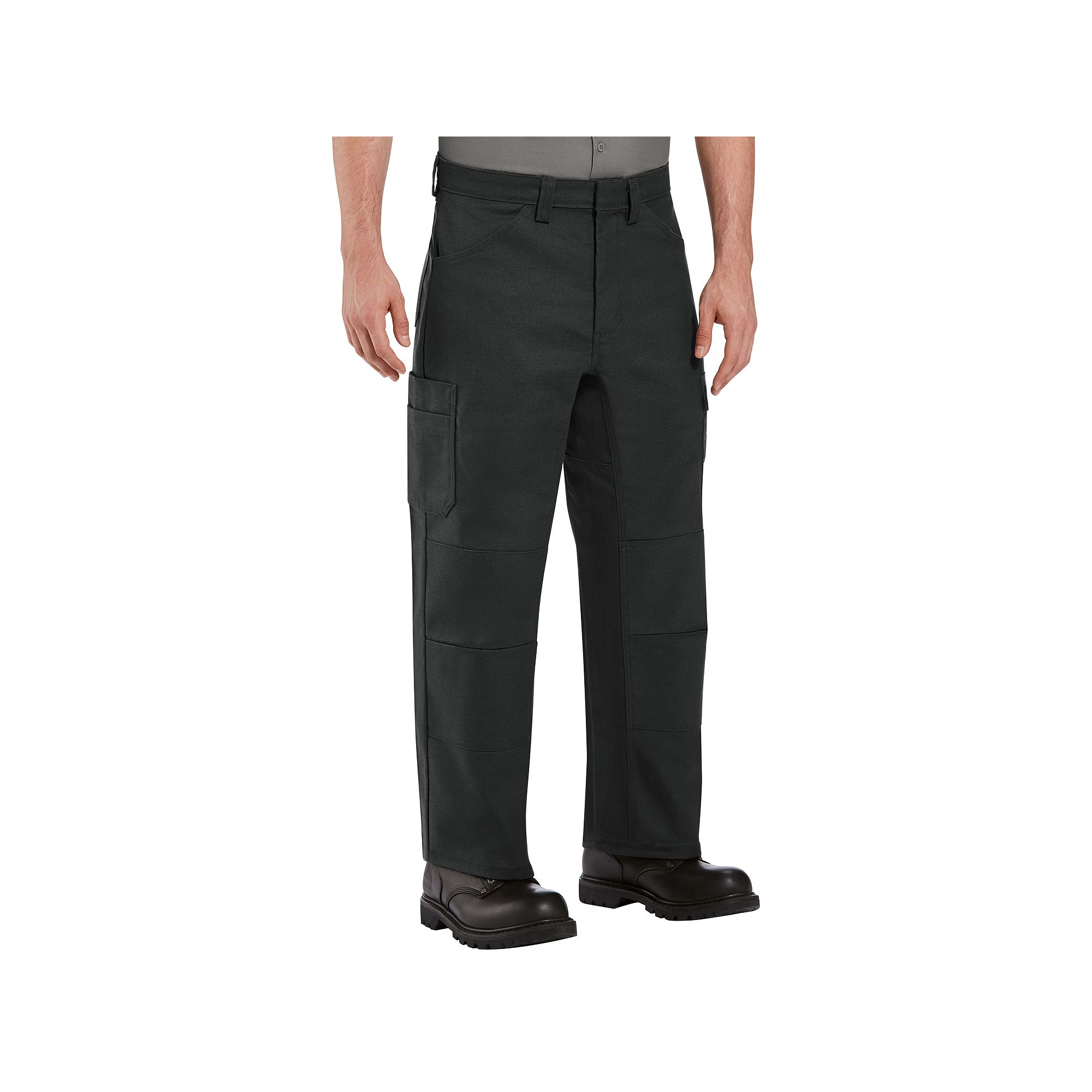 Mens Red Kap Performance Shop Pants, Size: 34 X 32, Black