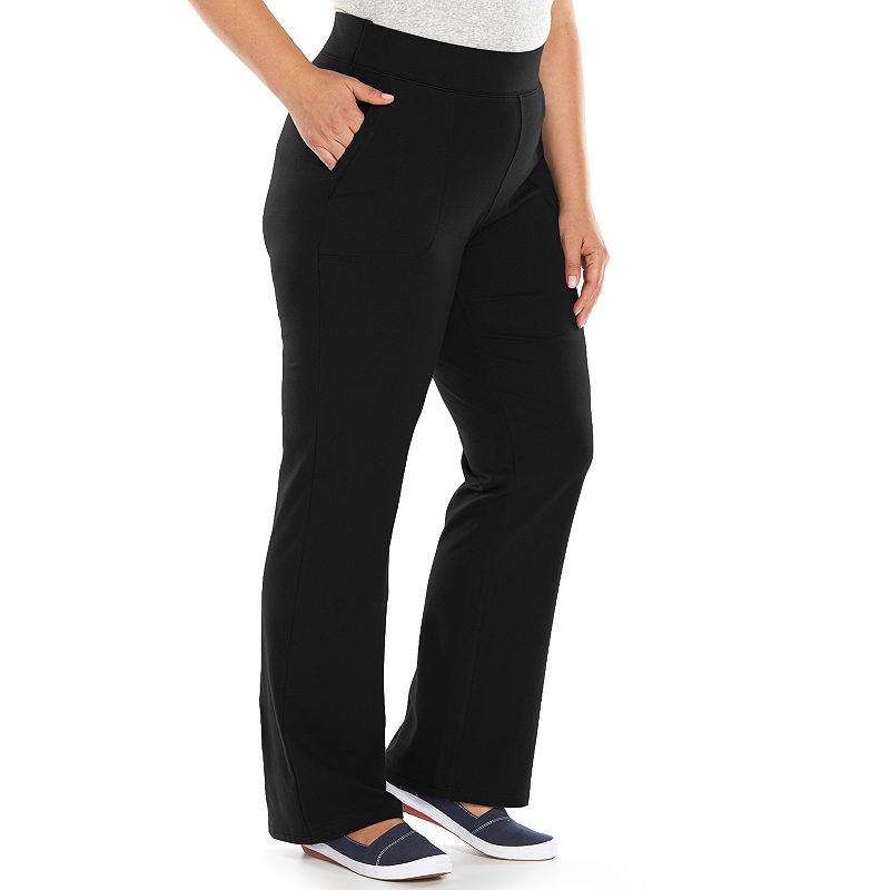 Womens Black Yoga Pants | Kohl's