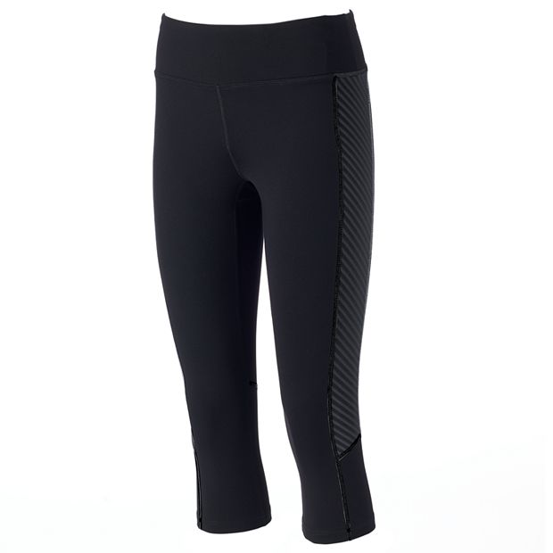 Womens XS Yoga Leggings Shapewear NEW Slimming Black X Small Kohls Tek Gear  0 2