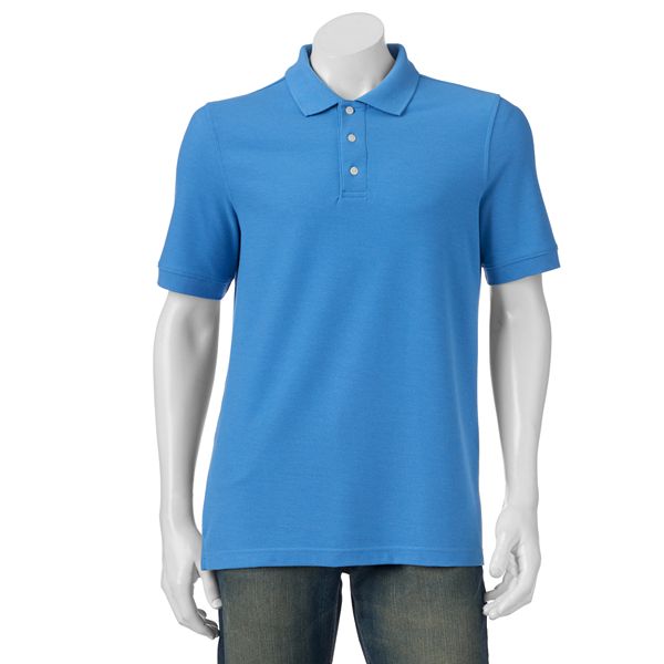 easy care pique polo