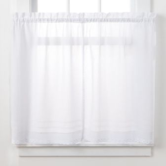 CHF Crochet Tier Window Curtain Set