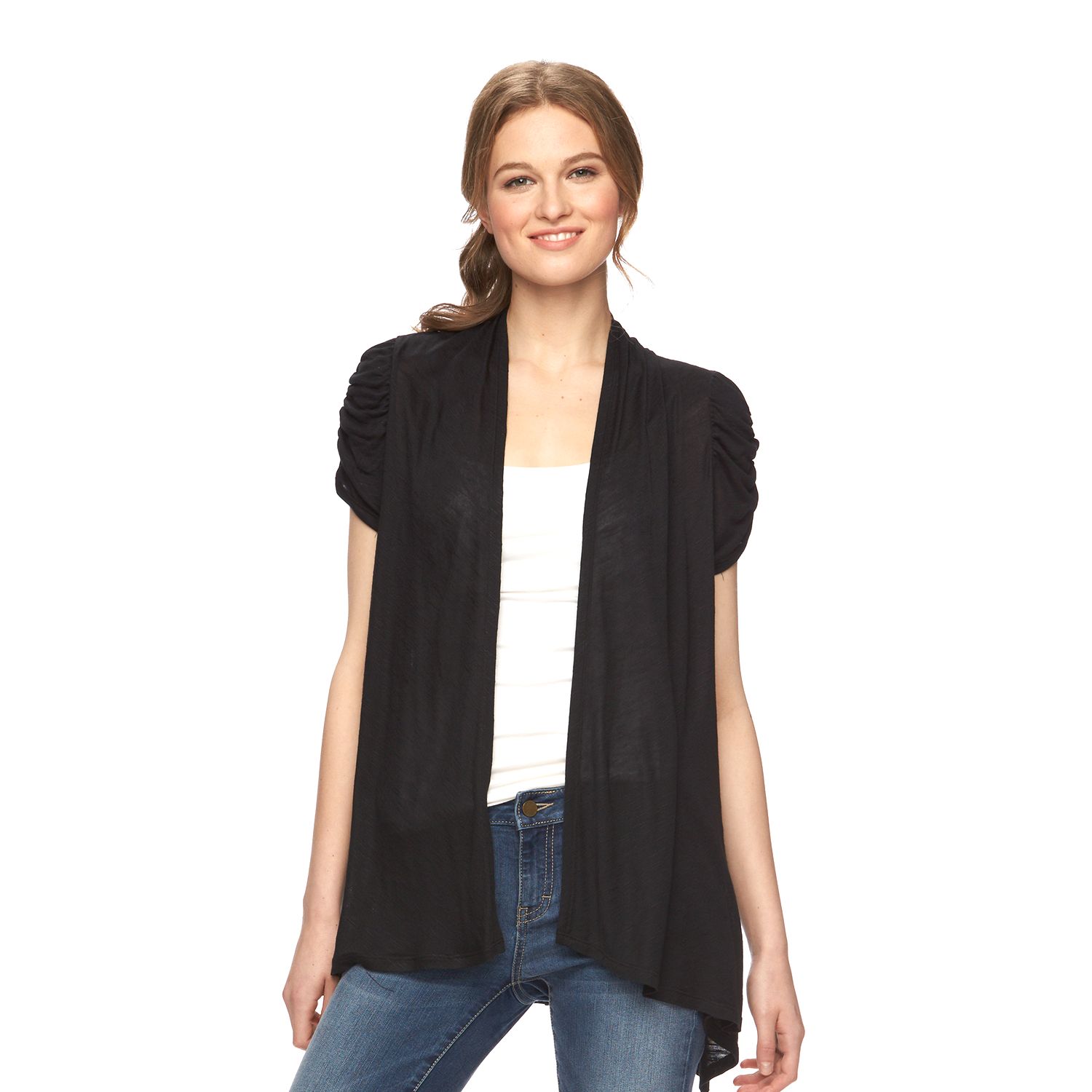 Women's AB Studio Open-Front Cardigan