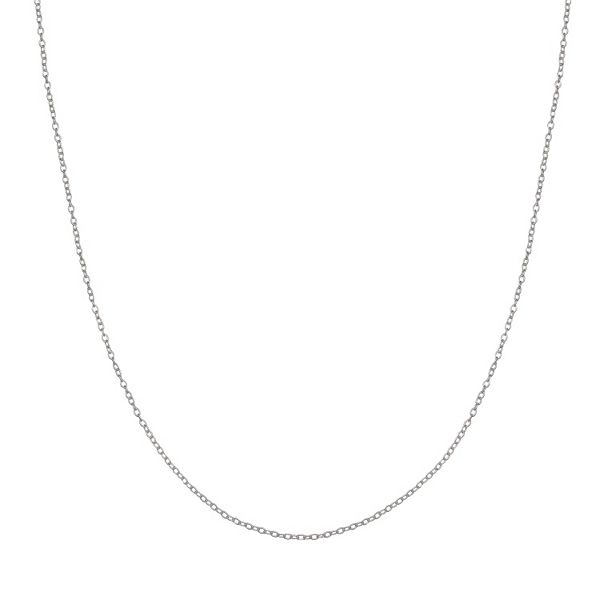Sterling Silver Rolo Chain Necklace - 16 in.