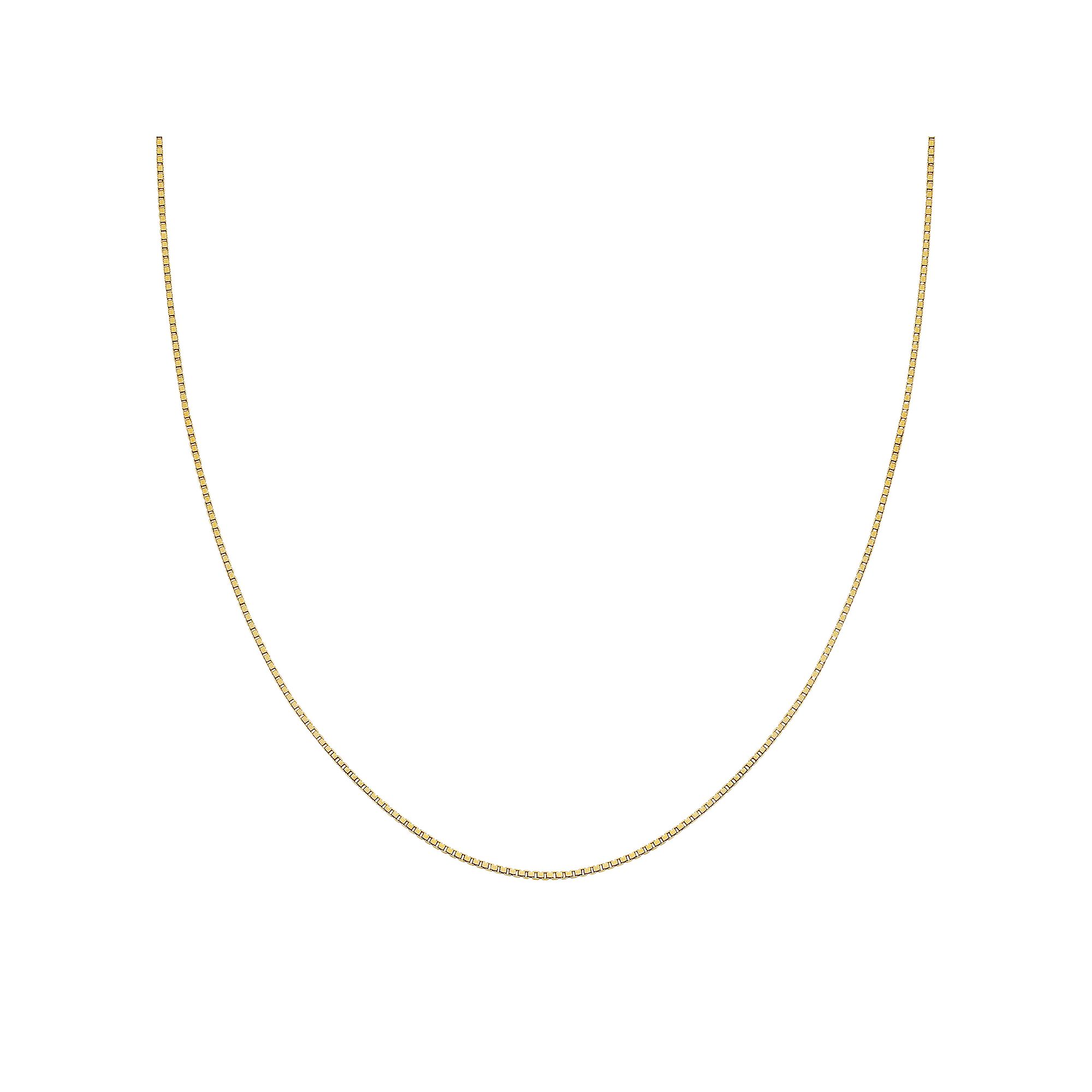 PRIMROSE 18k Gold Over Silver Box Chain Necklace - 18 in., Womens, Size: 