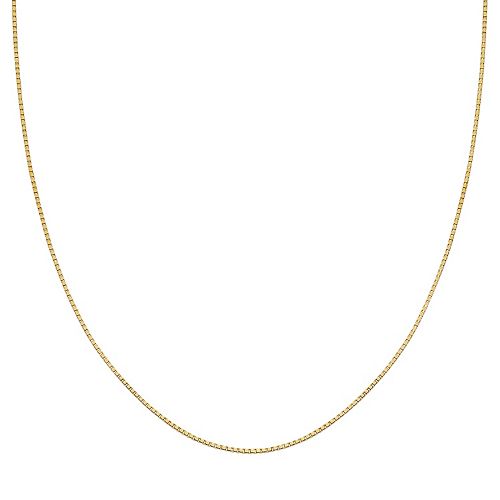 PRIMROSE 18k Gold Over Silver Box Chain Necklace - 18 in.