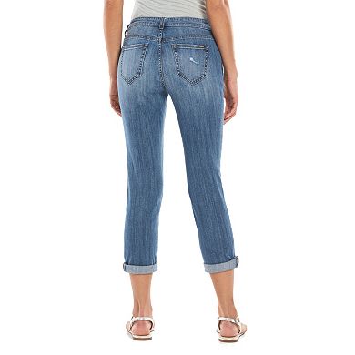 Women's Jennifer Lopez Distressed Boyfriend Jeans