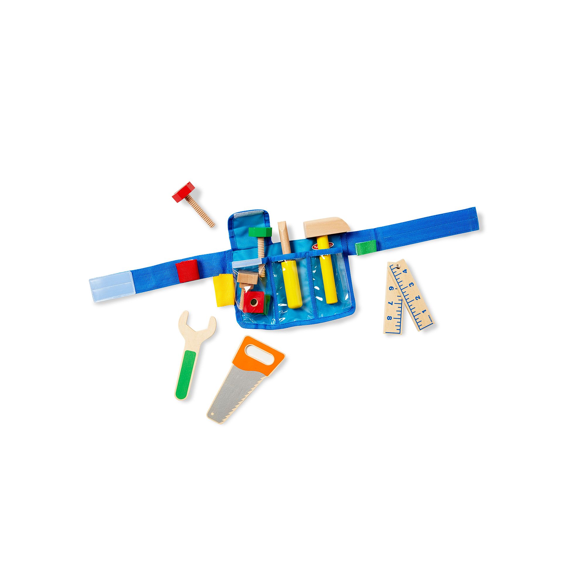 Melissa & Doug Deluxe Tool Belt Set, Multicolor