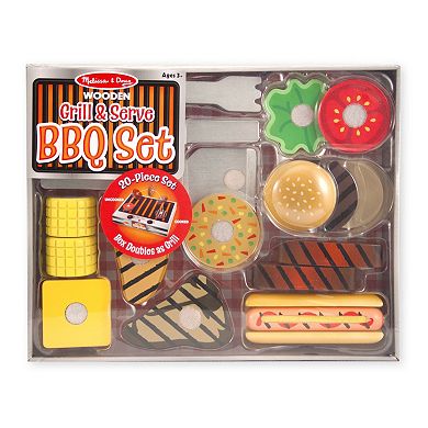 Melissa & Doug Grill & Serve BBQ Set