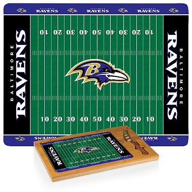 Picnic Time Baltimore Ravens Cutting Board Serving Tray