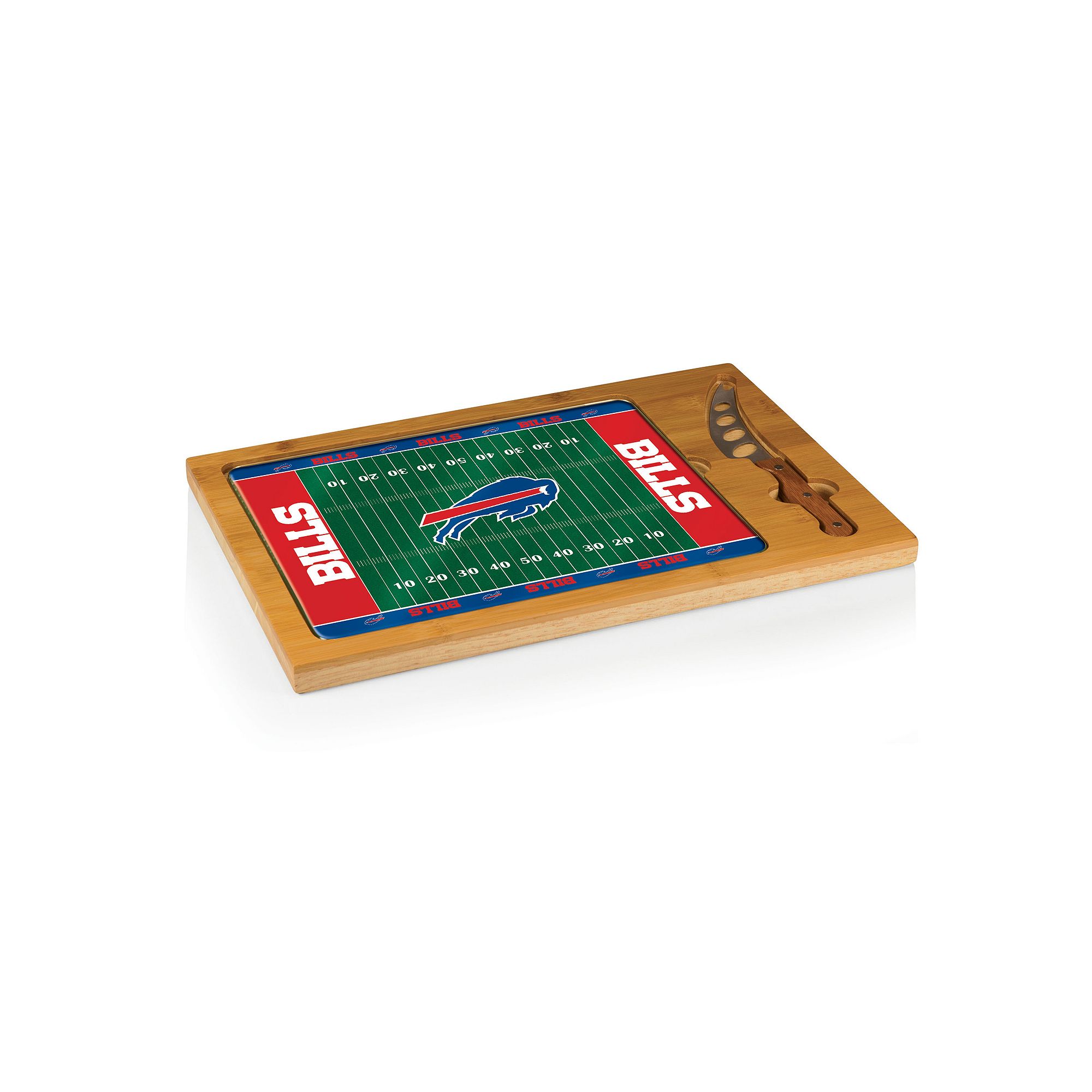 Picnic Time Buffalo Bills Cutting Board Serving Tray, Brown