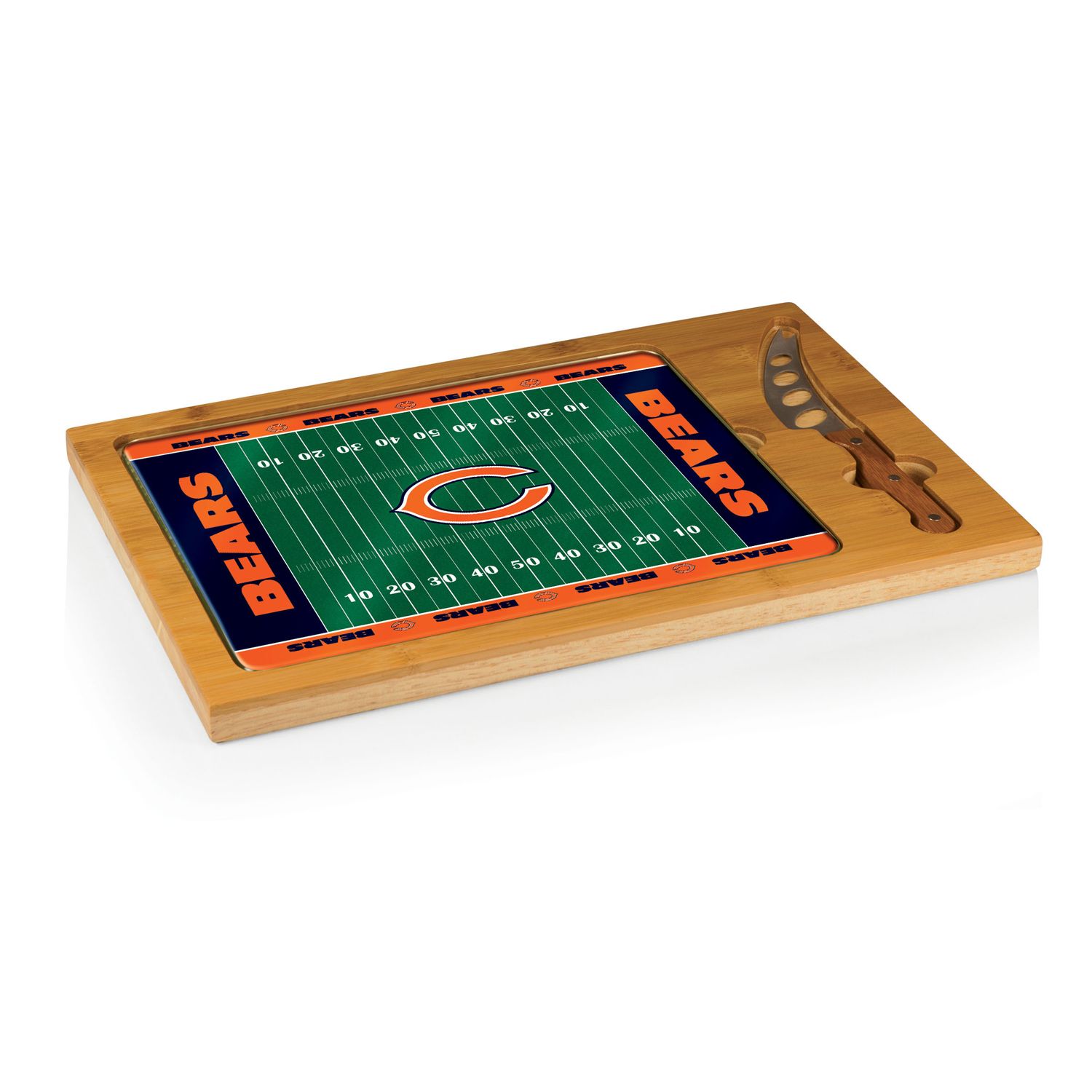 Picnic Time Chicago Bears Concerto Bamboo Cutting Board and