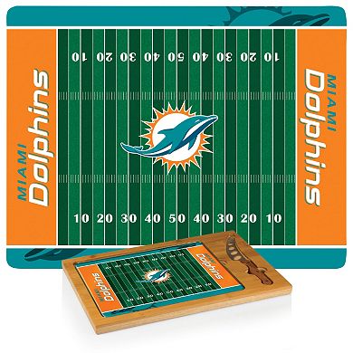 Picnic Time Miami Dolphins Cutting Board Serving Tray