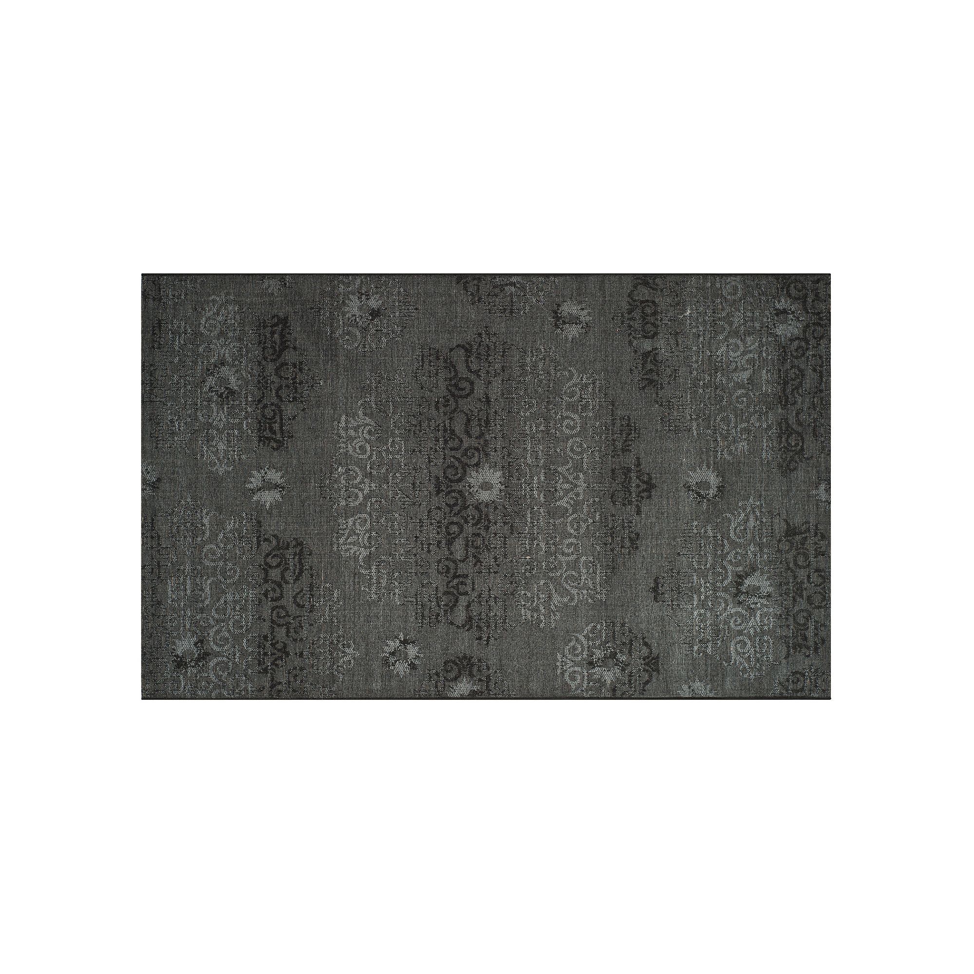 Safavieh Palazzo Jourdi Vintage Velvet Rug, Black Gray