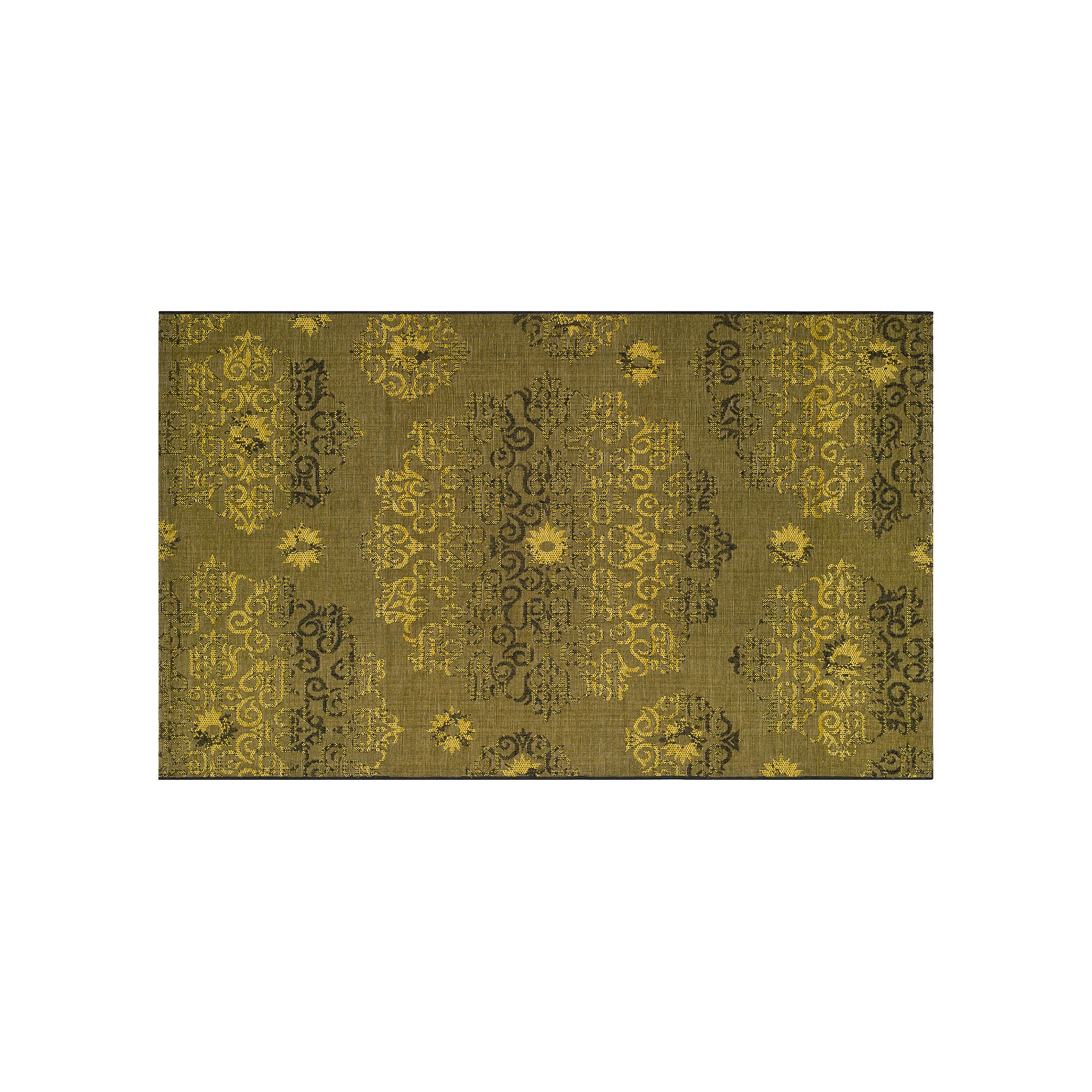 Safavieh Palazzo Jourdi Vintage Velvet Rug, Black Green