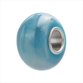 Individuality Beads Simulated Cat's-Eye Sterling Silver Bead