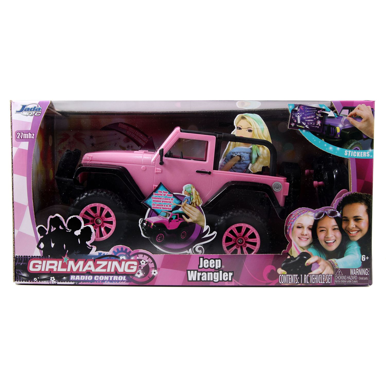 pink jeep remote control car