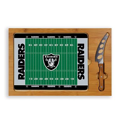 Picnic Time Oakland Raiders Cutting Board Serving Tray