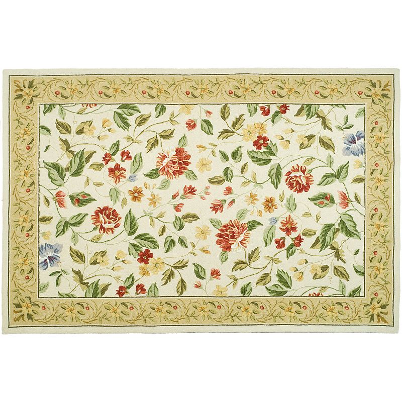 Safavieh Chelsea Flora Hand Hooked Wool Rug, Multicolor, 2.5X12 Ft