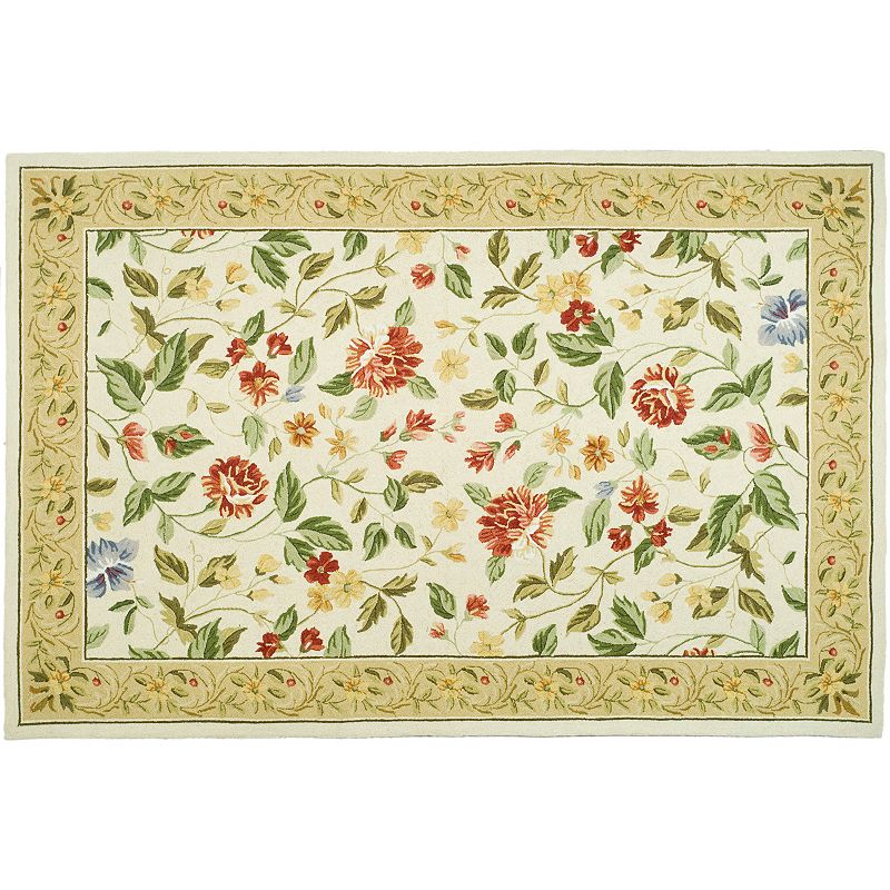 Safavieh Chelsea Flora Hand Hooked Wool Rug, Multicolor, 2.5X12 Ft