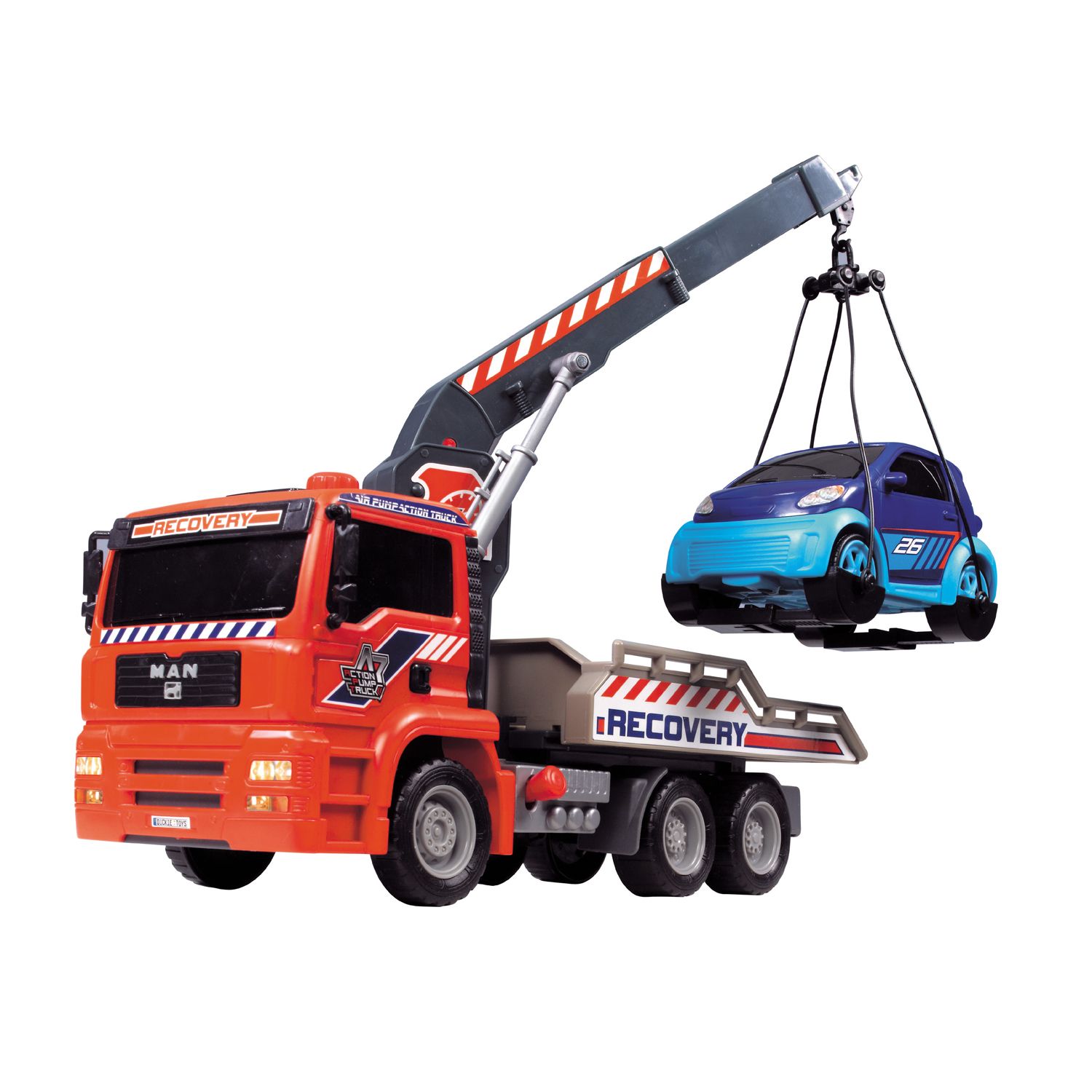 dickie toys air pump crane truck