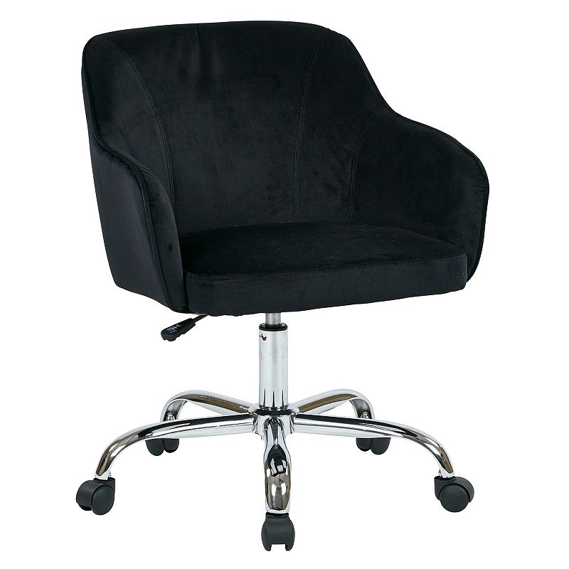 OSP Home Furnishings Bristol Task Chair, Black
