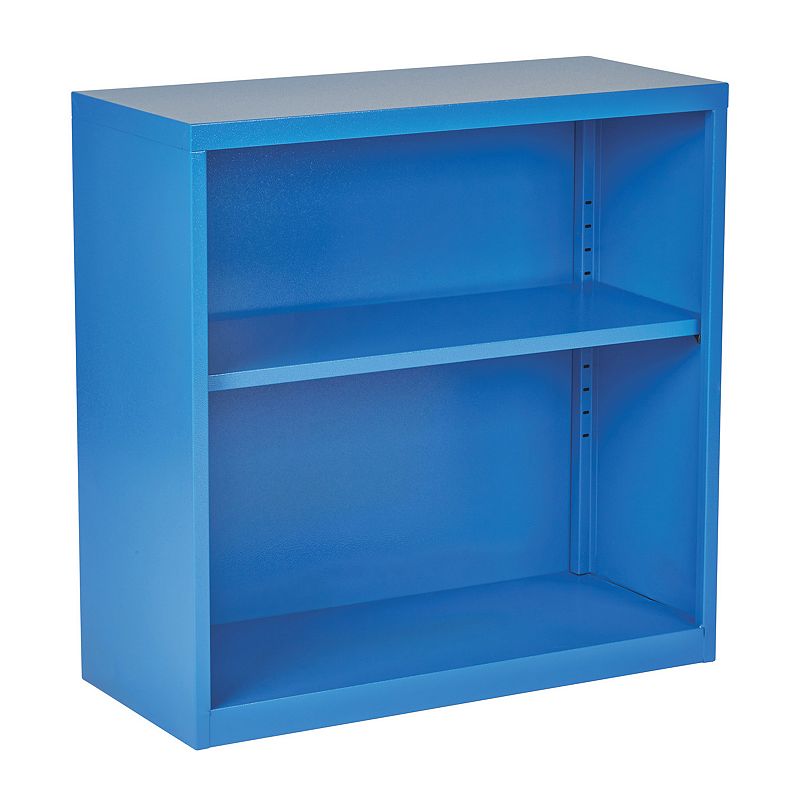 OSP Designs 28-in. Steel Bookcase, Blue, Furniture