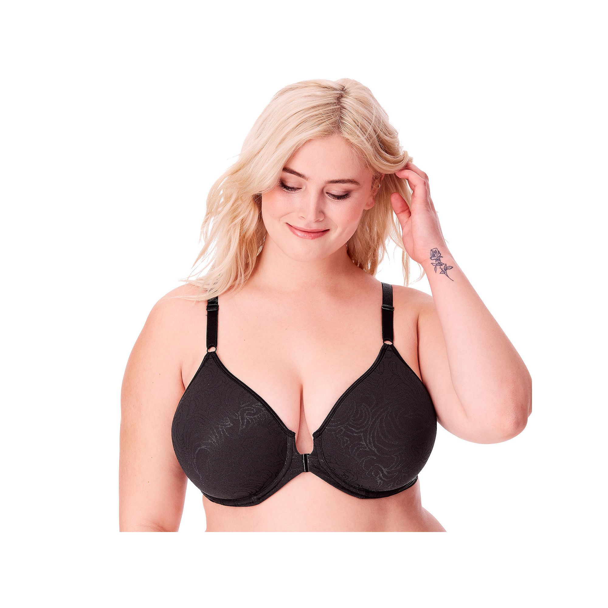 Bali Comfort Revolution Full-Figure Front-Closure Shaping Underwire Bra DF3