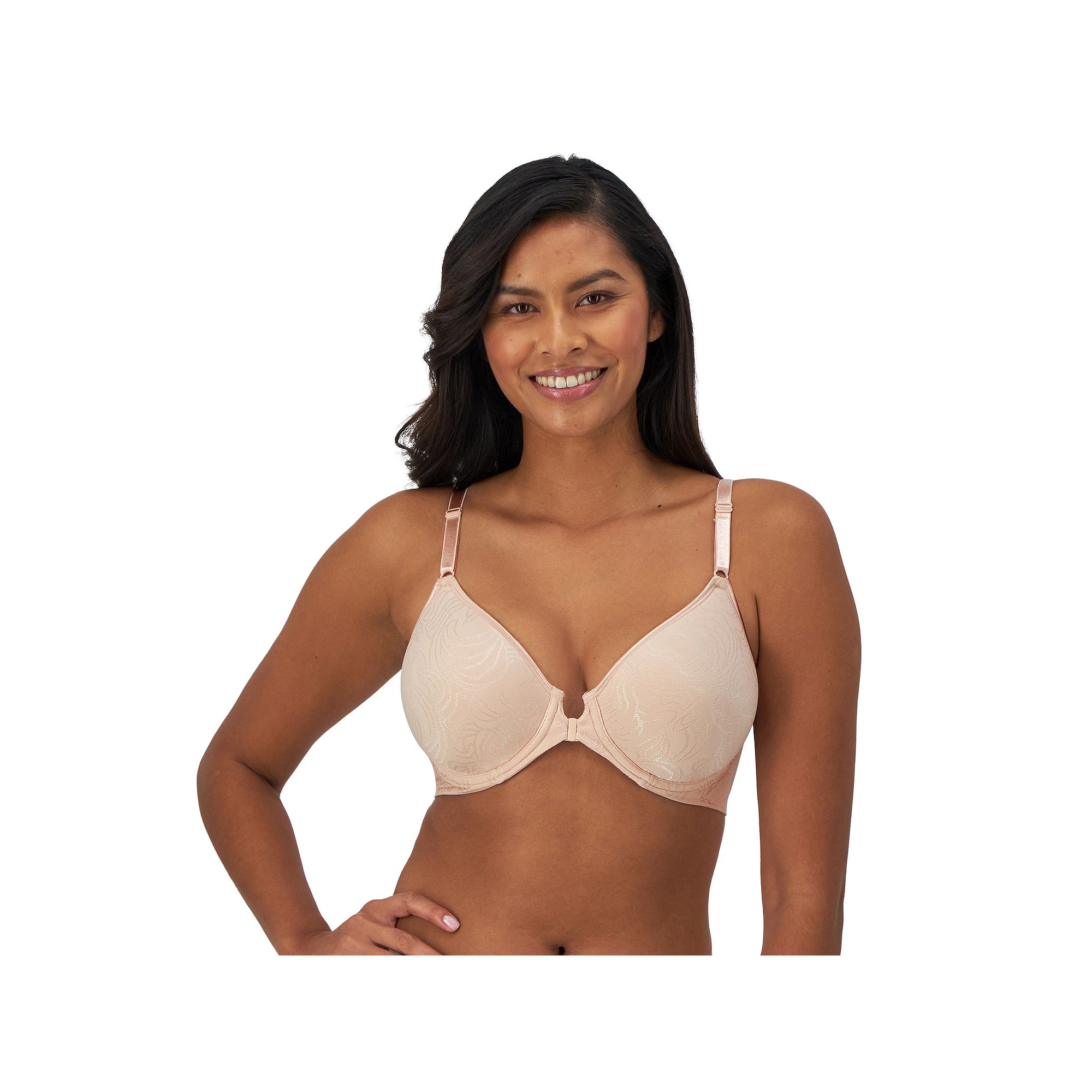 Bali Comfort Revolution Full-Figure Front-Closure Shaping Underwire Bra DF3