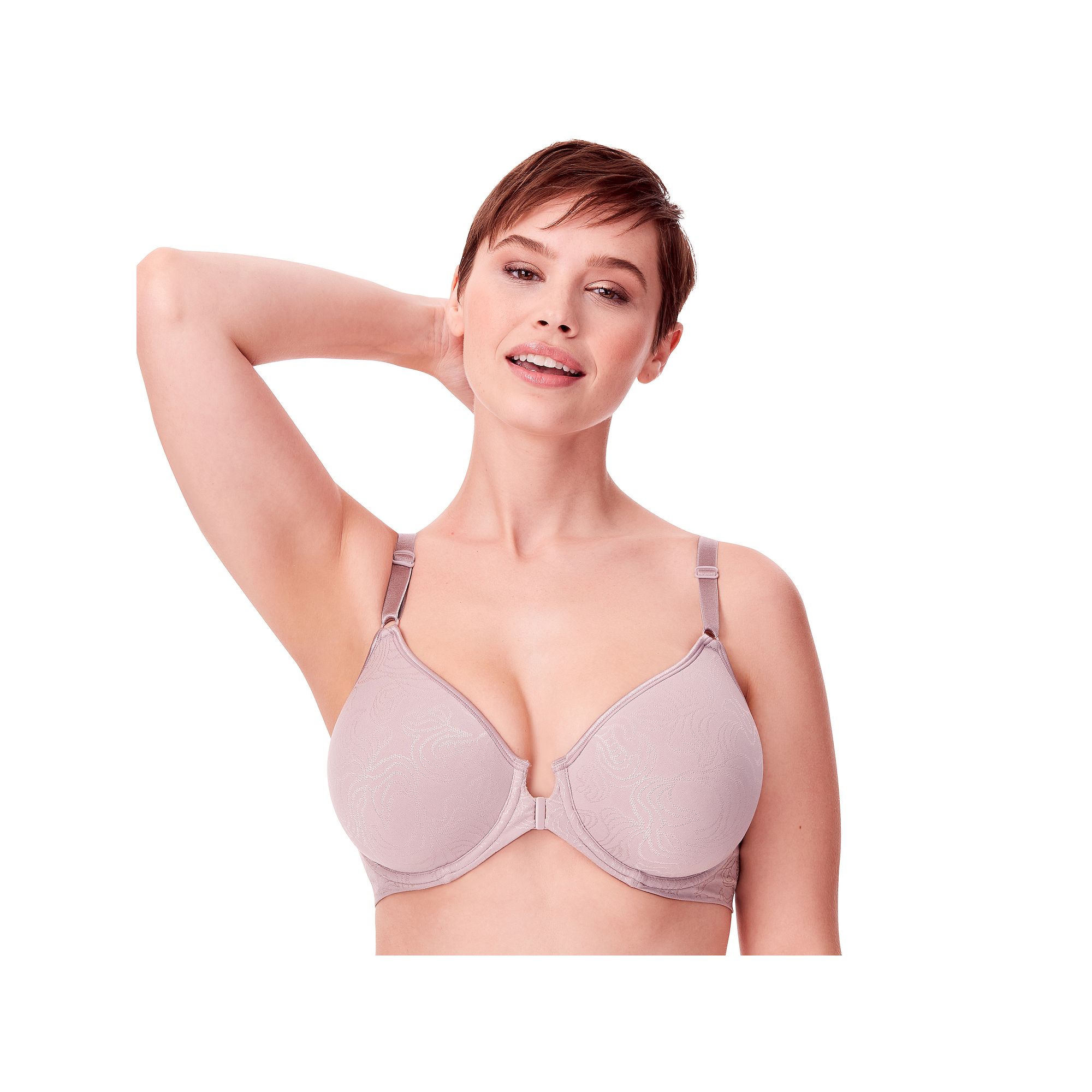 Bali Comfort Revolution Full-Figure Front-Closure Shaping Underwire Bra DF3