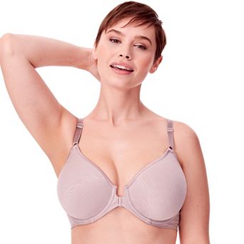 Bali Comfort Revolution Full-Figure Front-Closure Shaping Underwire Bra DF3P66