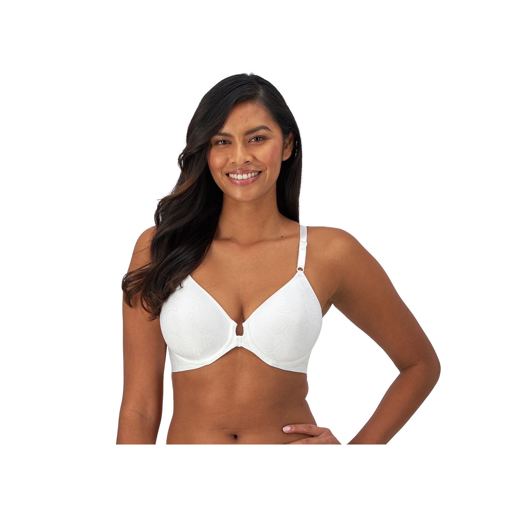 Bali Comfort Revolution Full-Figure Front-Closure Shaping Underwire Bra DF3