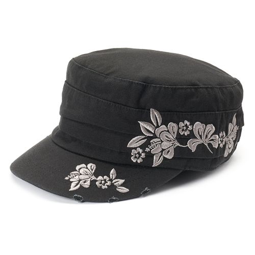 Women's Peter Grimm Wahine Floral Distressed Cadet Hat