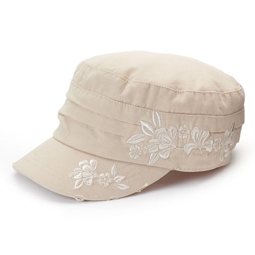 Women's Peter Grimm Wahine Floral Distressed Cadet Hat
