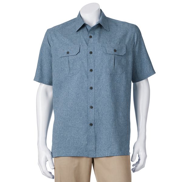 Croft & Barrow® Traveler Quick-Dry Casual Button-Down Shirt - Men