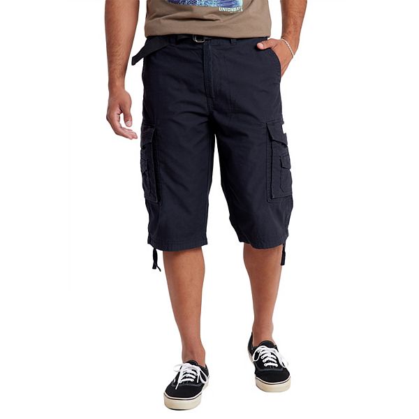 Men's Unionbay Cordova Messenger Belted Cargo Shorts