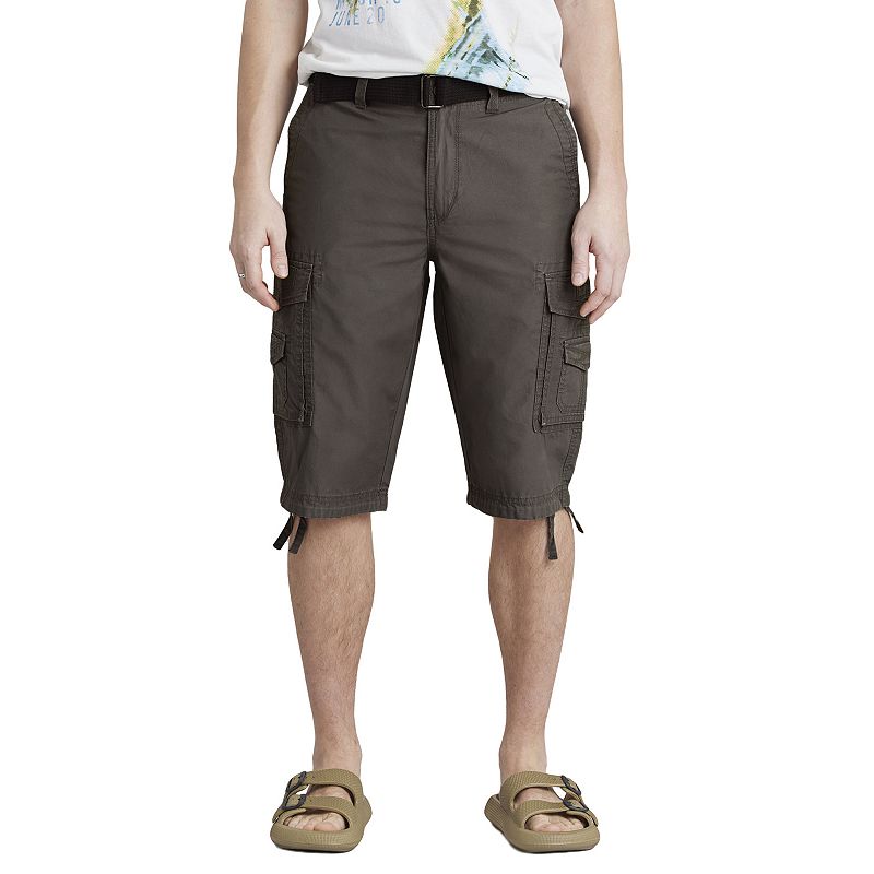 Men's UNIONBAY Cordova Messenger Belted Cargo Shorts,