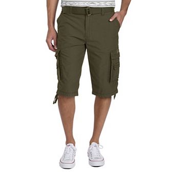 Men's UNIONBAY Cordova Messenger Belted Cargo Shorts