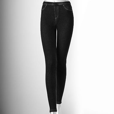 Simply Vera Vera Wang Midrise Denim Leggings