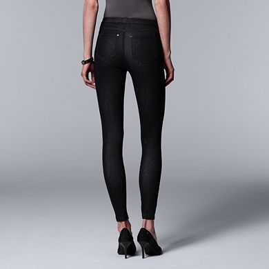 Simply Vera Vera Wang Midrise Denim Leggings