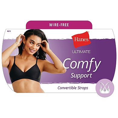 Hanes Ultimate Bra: Comfy Support Wire-Free T-Shirt Bra HU11