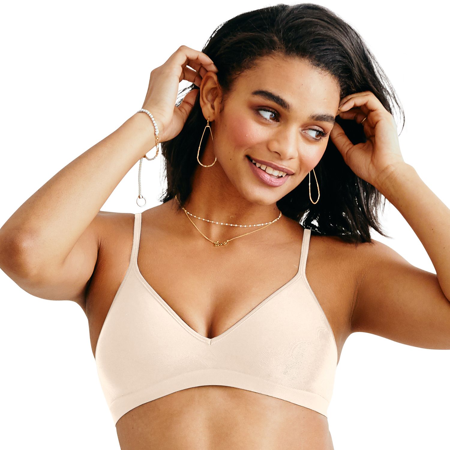 hanes comfy support wirefree bra