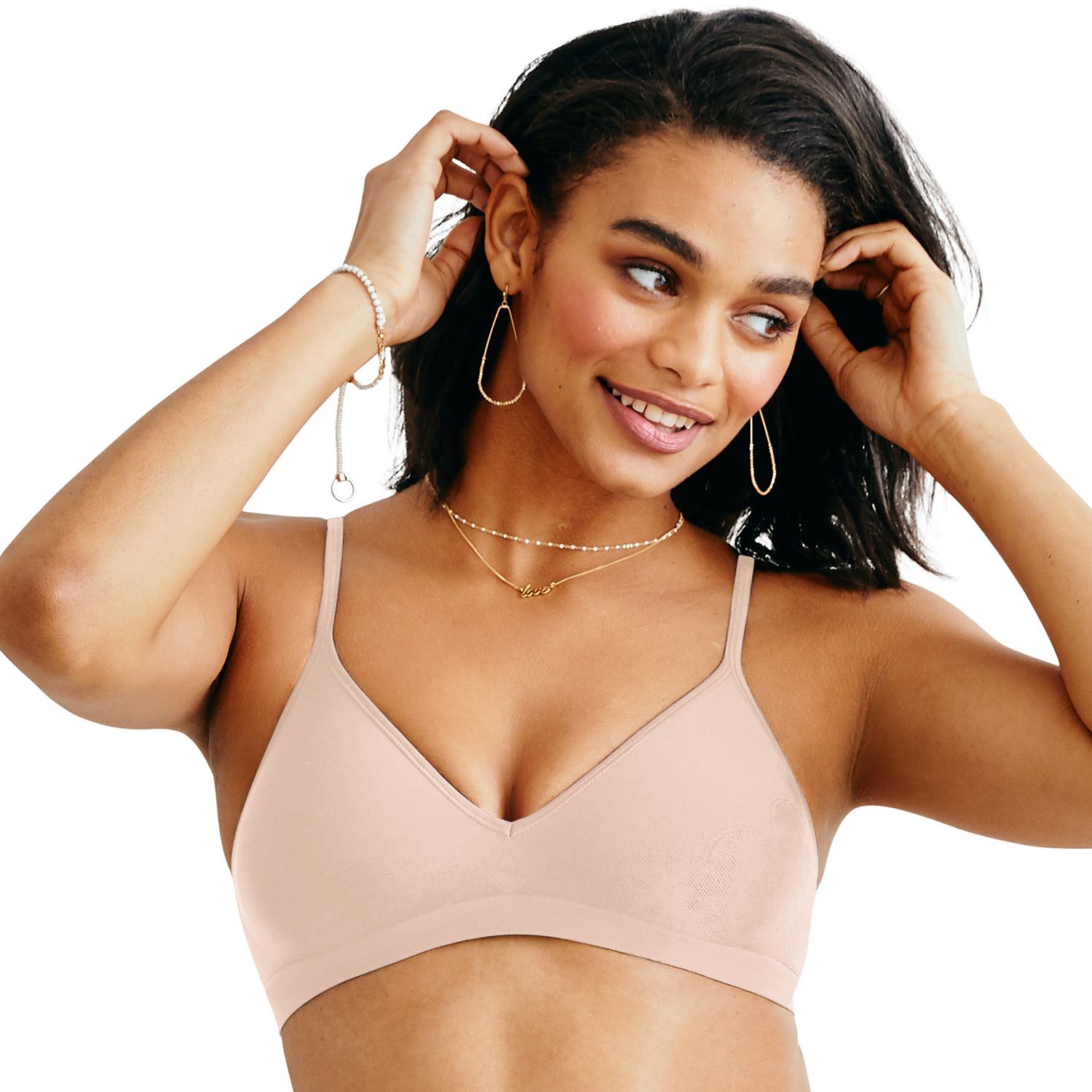 hanes convertible wirefree bra