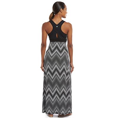 Women s Tek Gear DRY TEK Mesh Racerback Maxi Dress