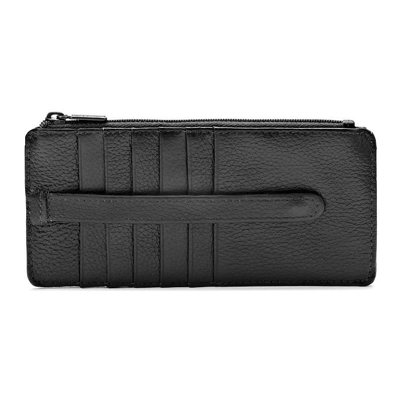 UPC 043345096543 product image for Buxton Hudson Pik-Me-Up Slim Wallet, Black | upcitemdb.com